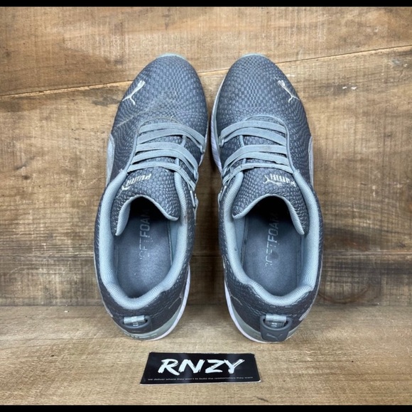 Puma Soft Foam Twill Dark Grey Walking Sneakers - Picture 5 of 8